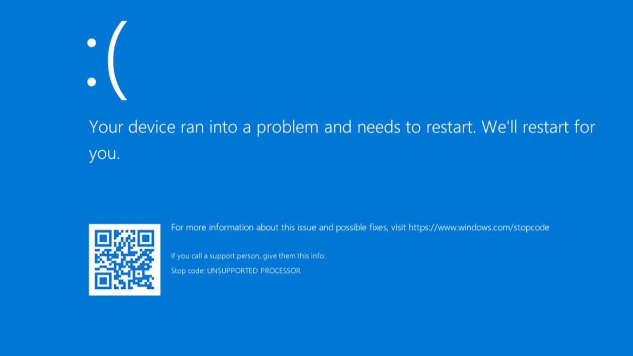 Microsoft mavi ekran yanlışı alıyor!