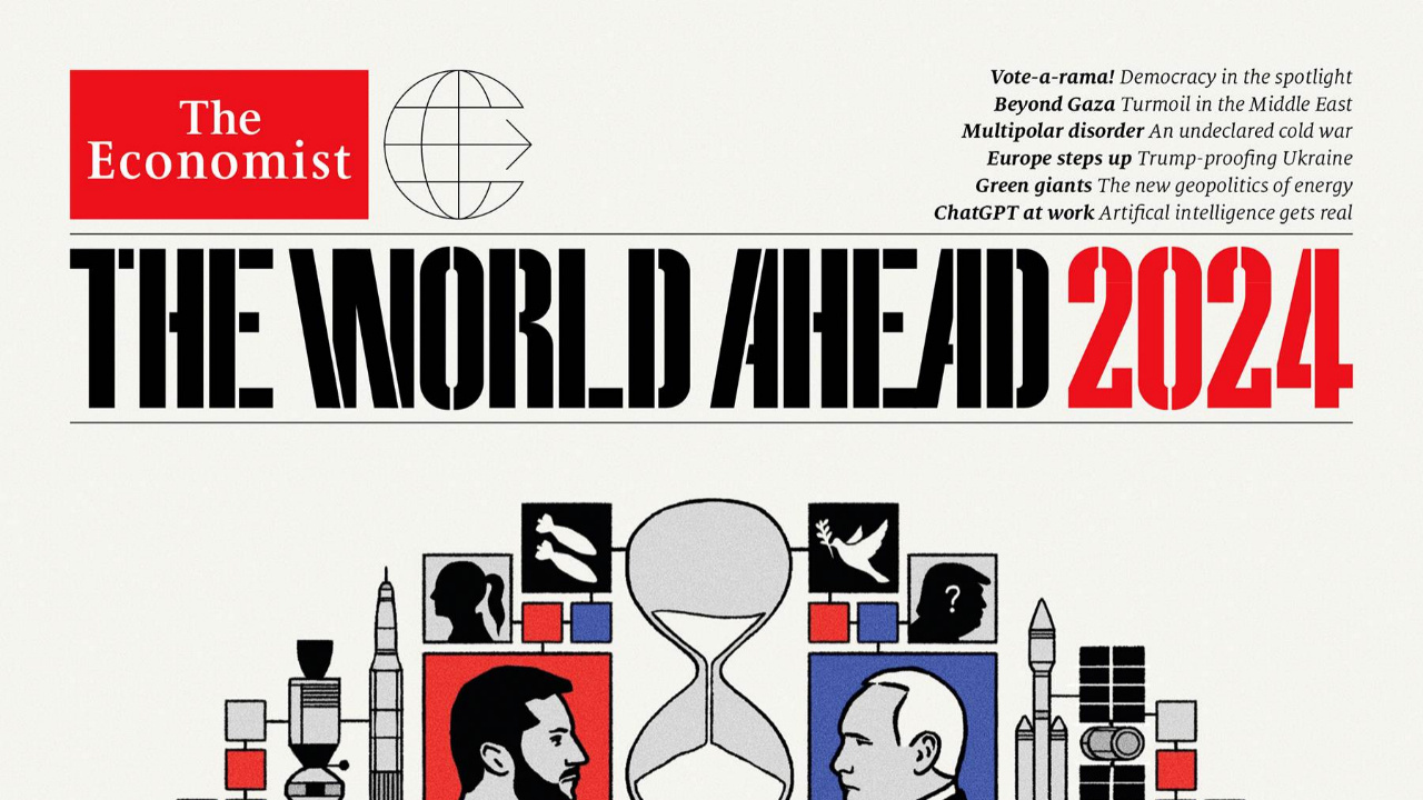 The Economist 2024 yılı kapağını paylaştı! İşte zelzele tesiri yaratan kapağın tahlili